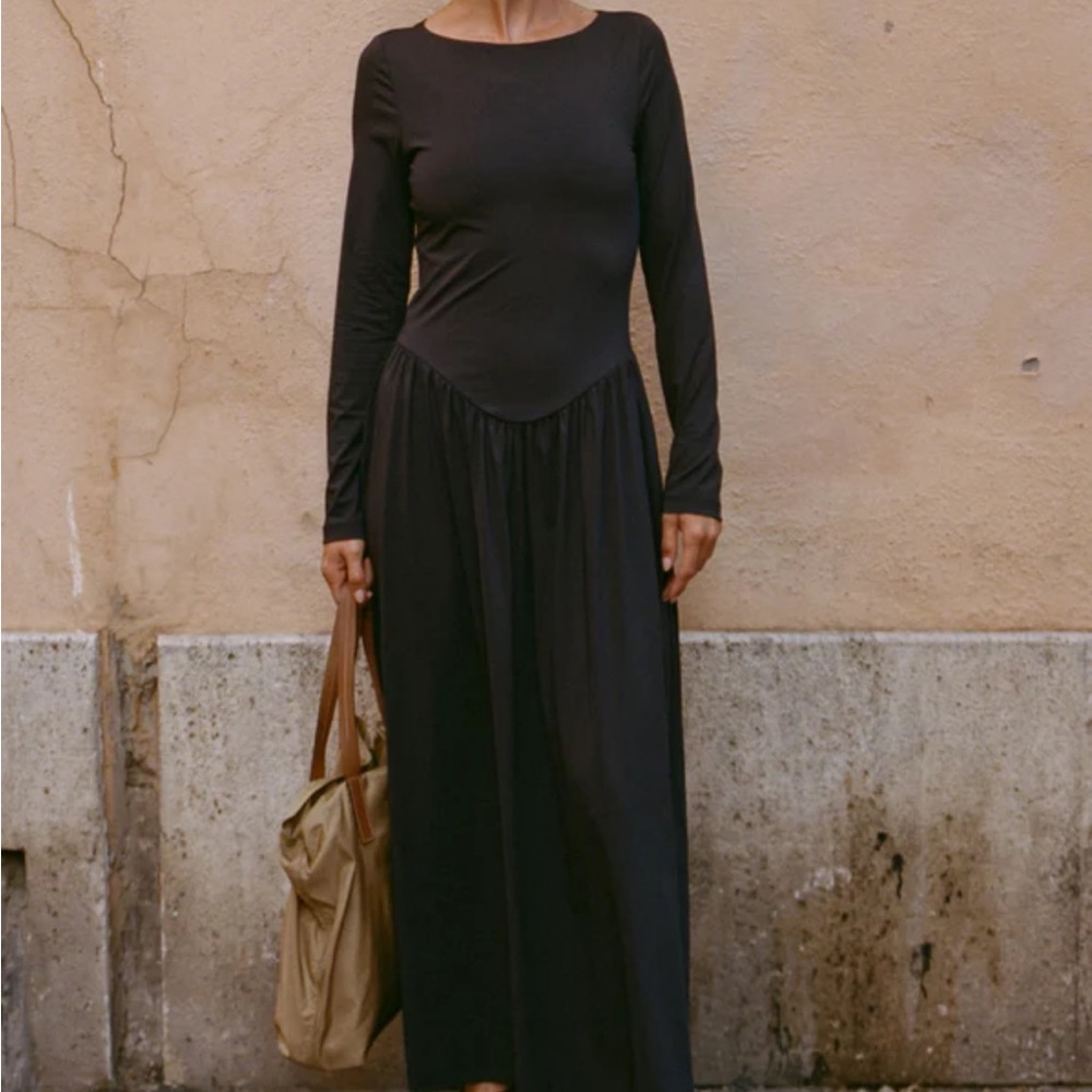 Ciao Lucia Lisio NWT Black Long Sleeve Dress
